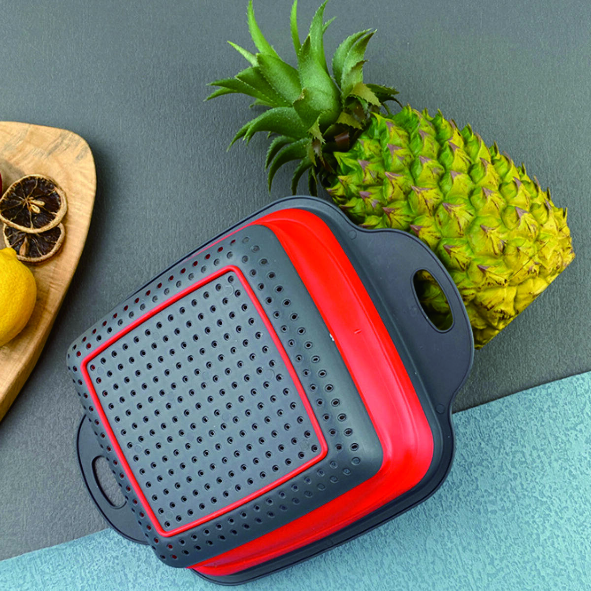Square Foldable Drain Basket 2