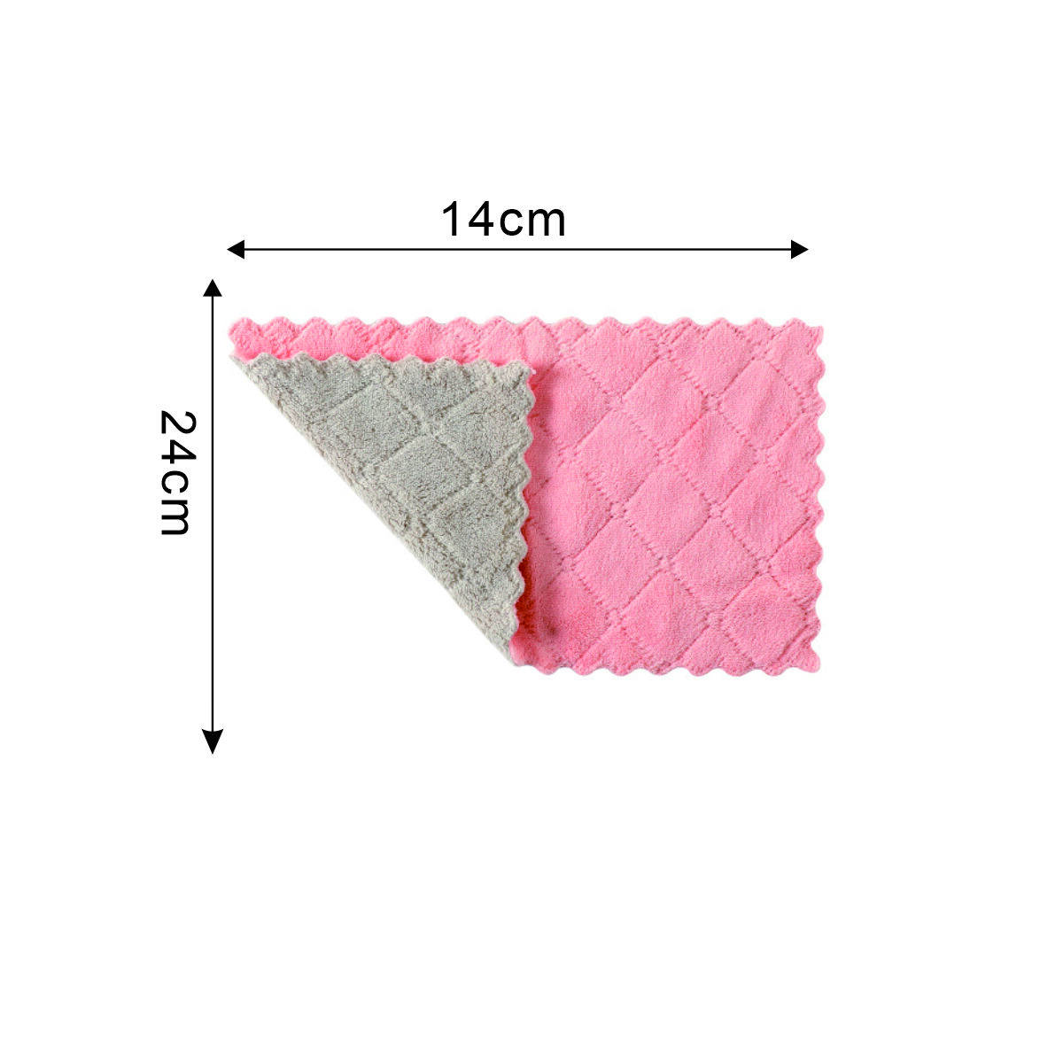Diamond-Weave Dual-Sided Cleaning Cloth 4