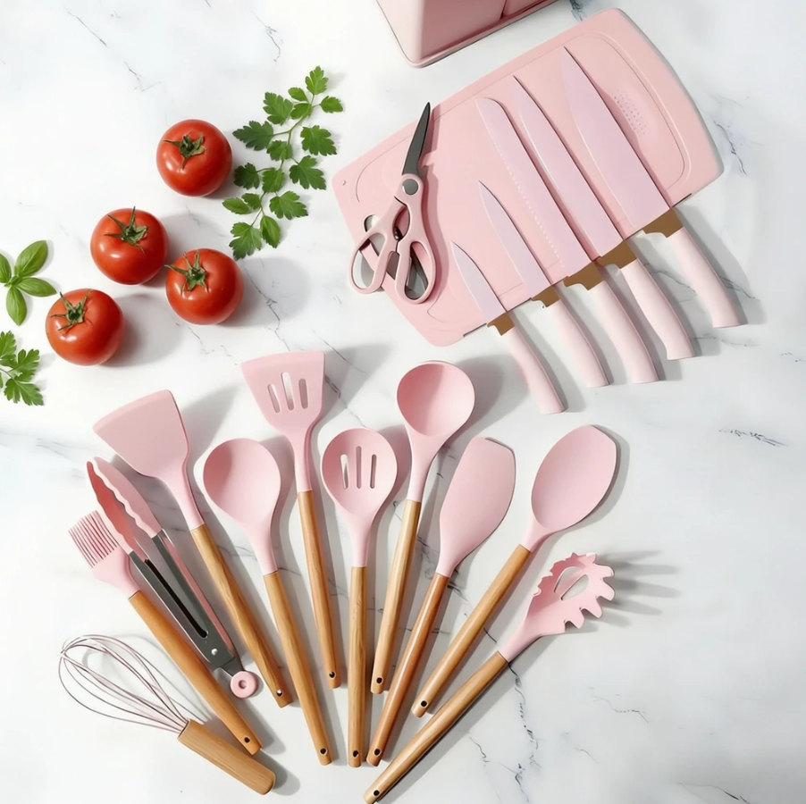 19-piece Silicone Cutlery Set 3