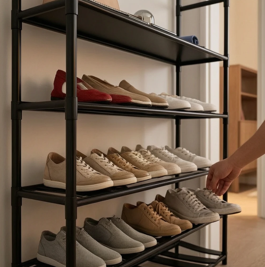 Coat and Shoe Rack Combo 4
