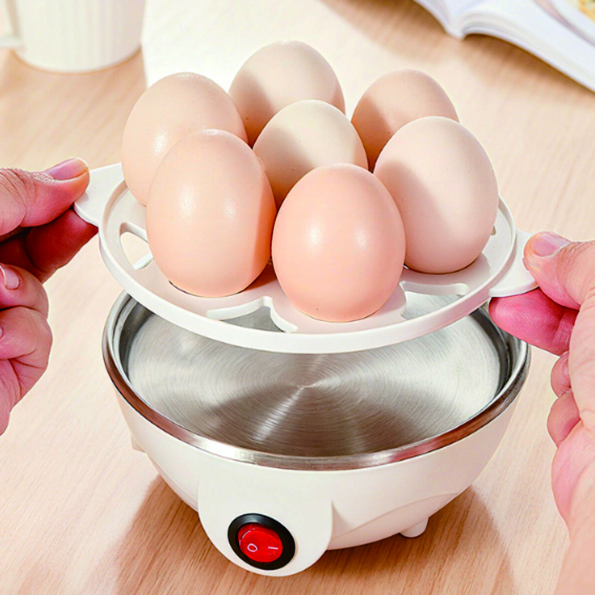 Compact Household Egg Steamer 3