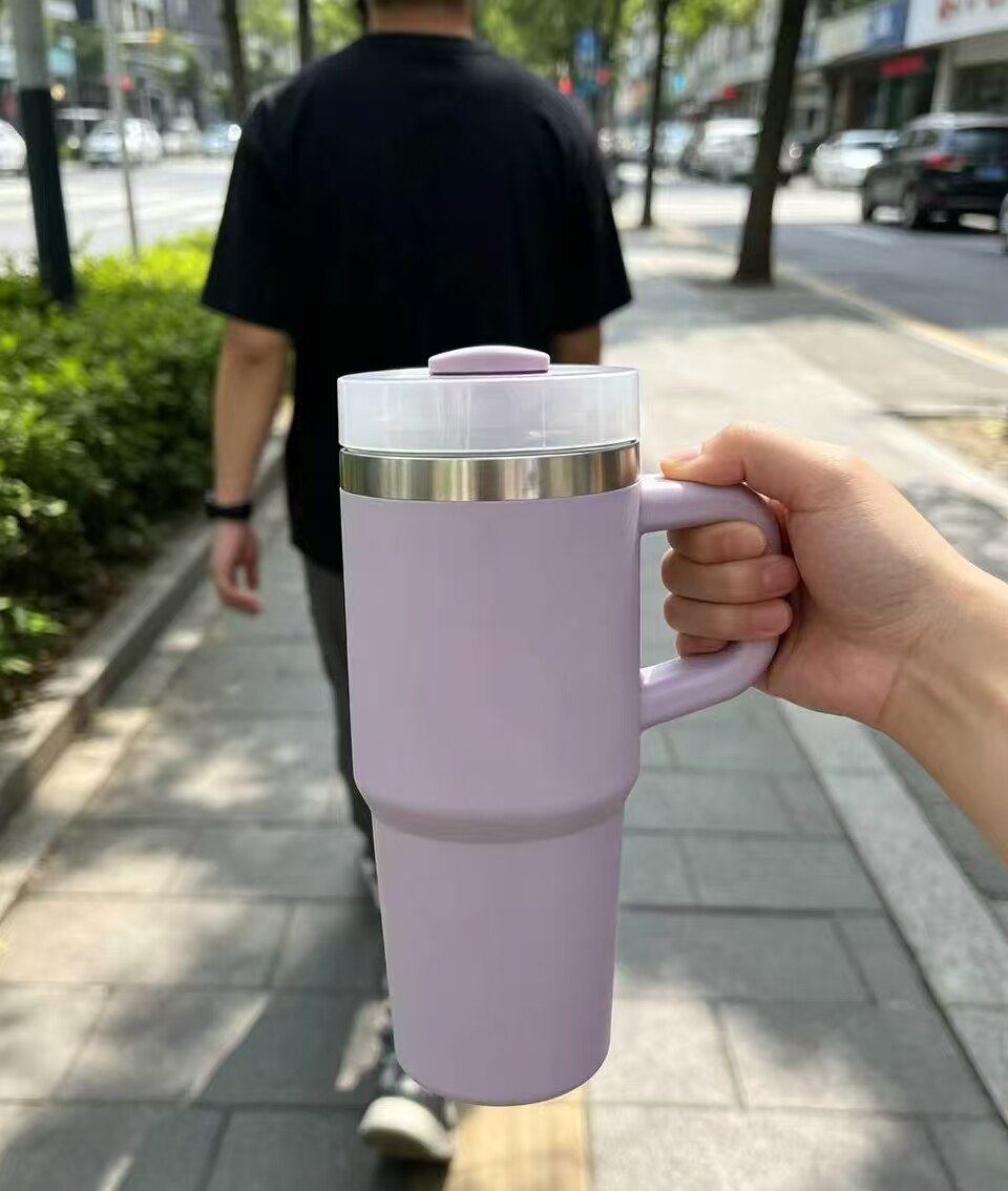 Taro Purple Large-Handle Insulated Cup 3