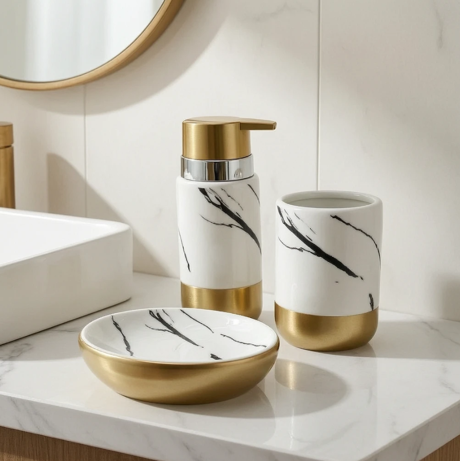 Ceramic Bathroom Fixture Set 2