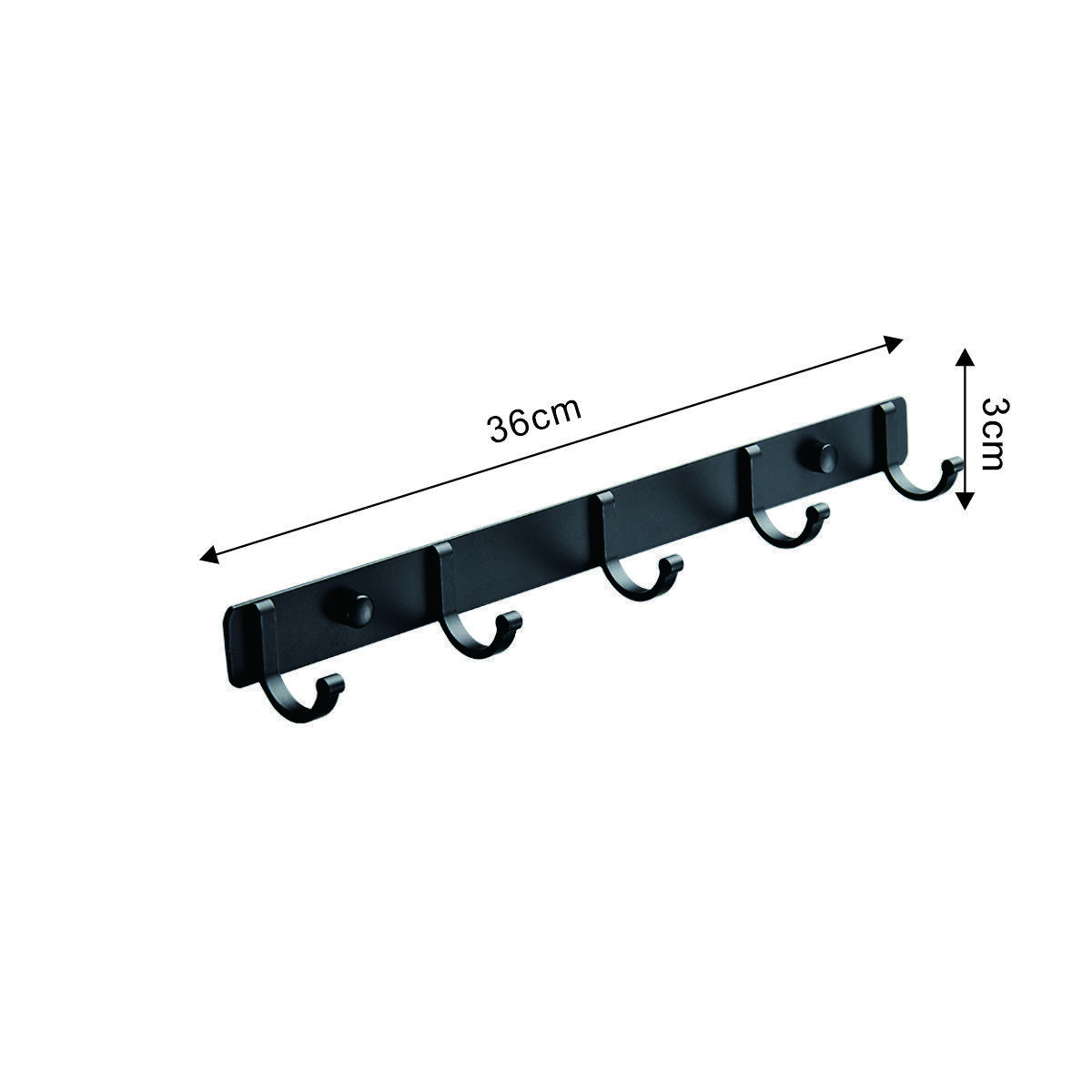 Drill-Free Aluminum Alloy Peg Hook 6