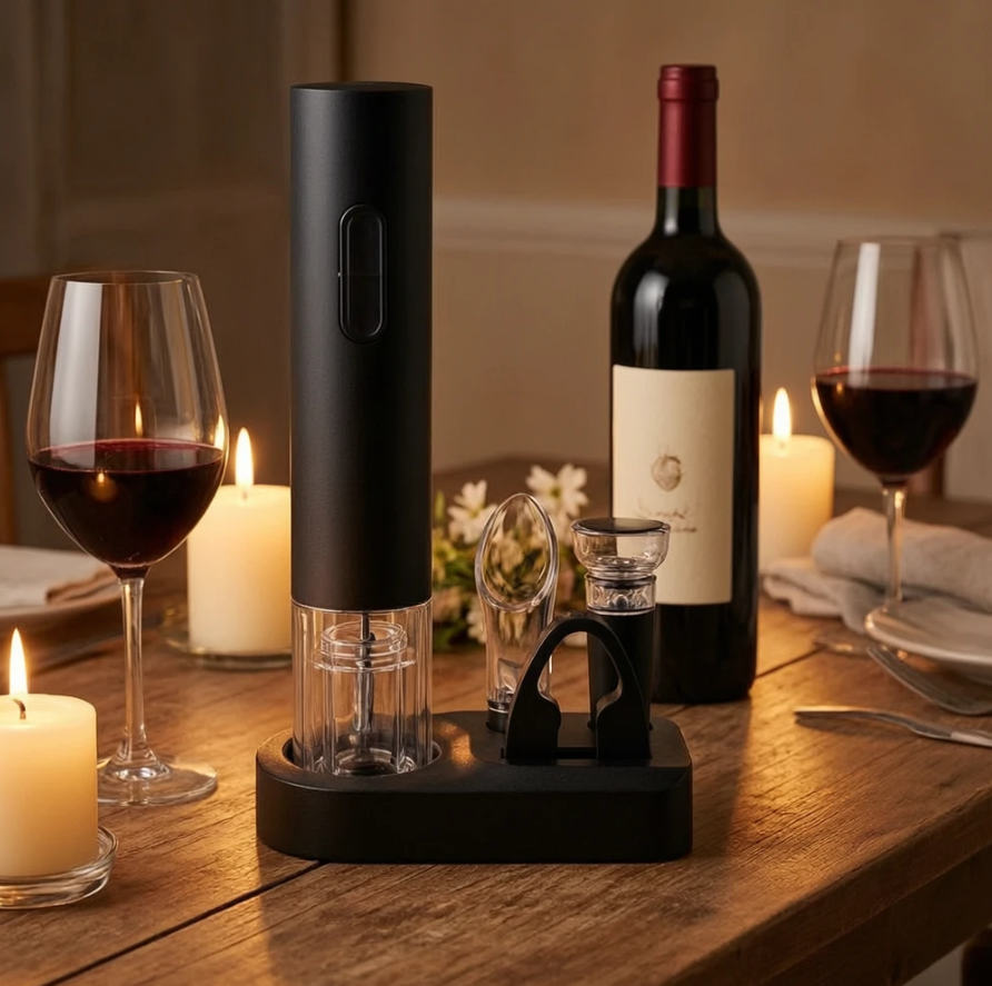 Electric Wine Opener Set (4-Piece) (004) 2