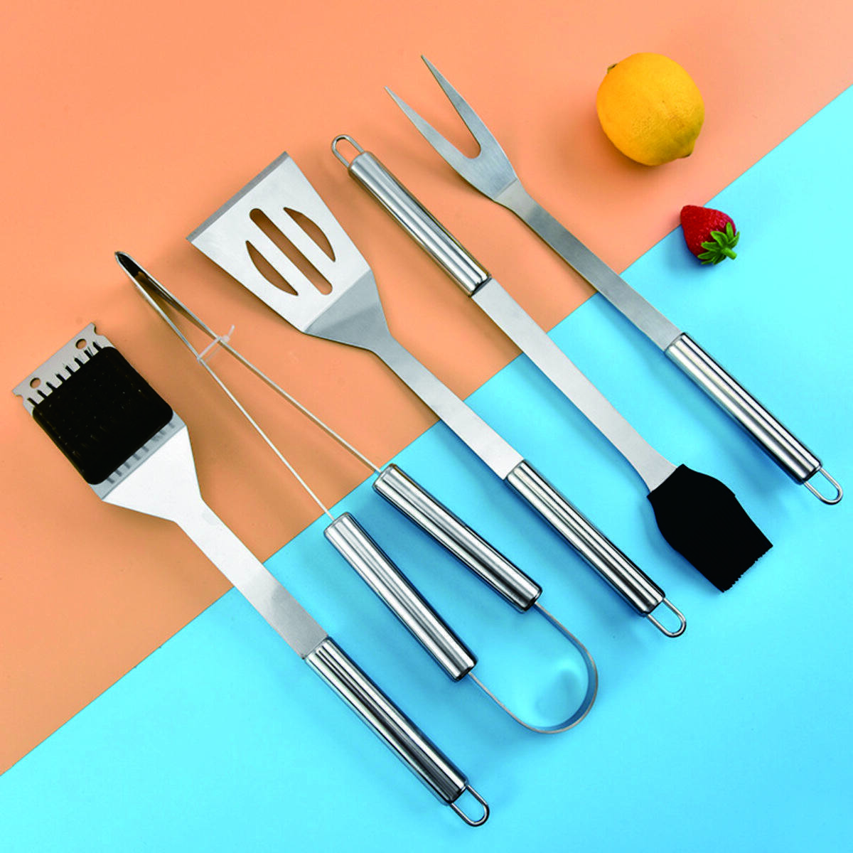 Stainless Steel 6-Piece BBQ Set 3