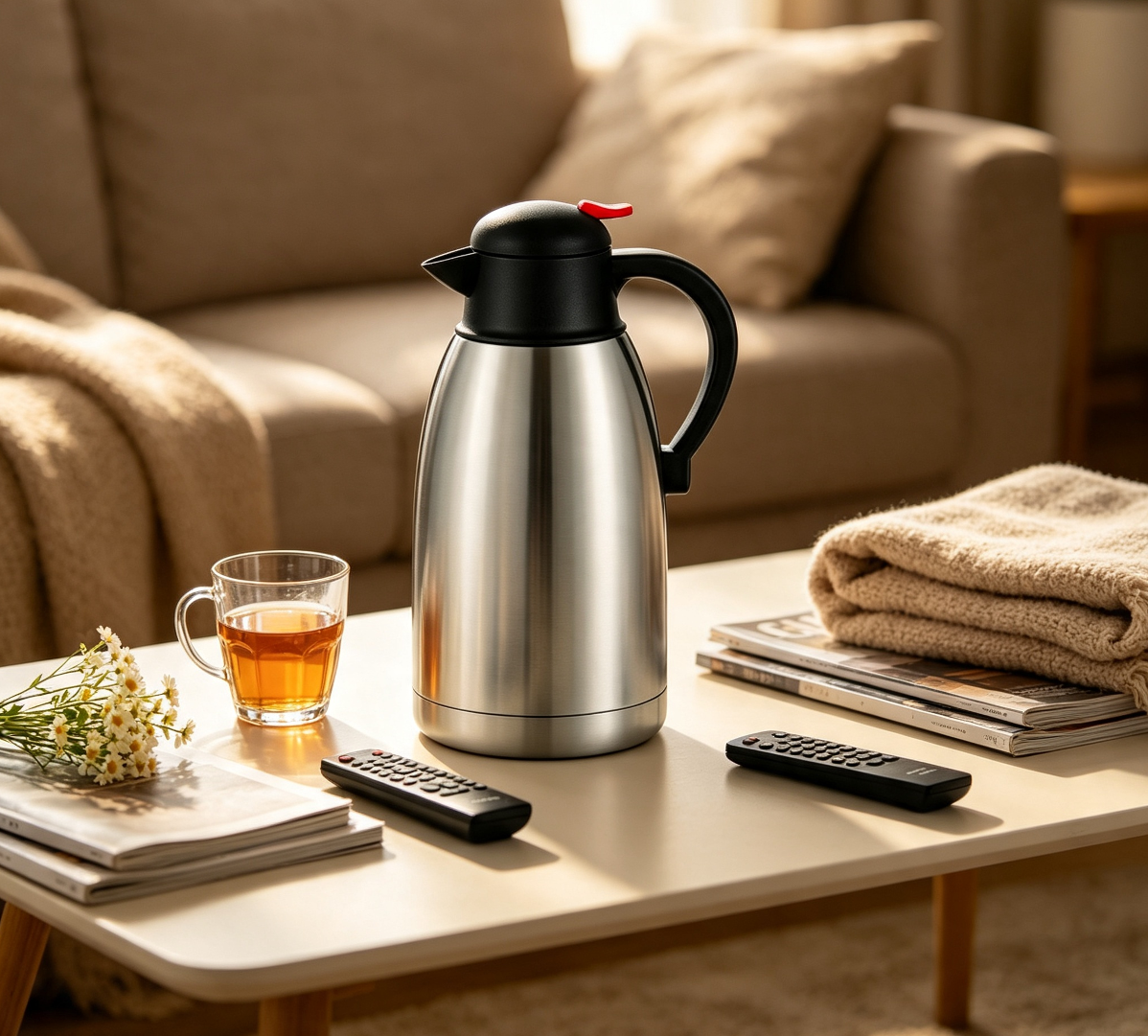 Stainless Steel Large-Capacity Double-Wall Vacuum Thermos