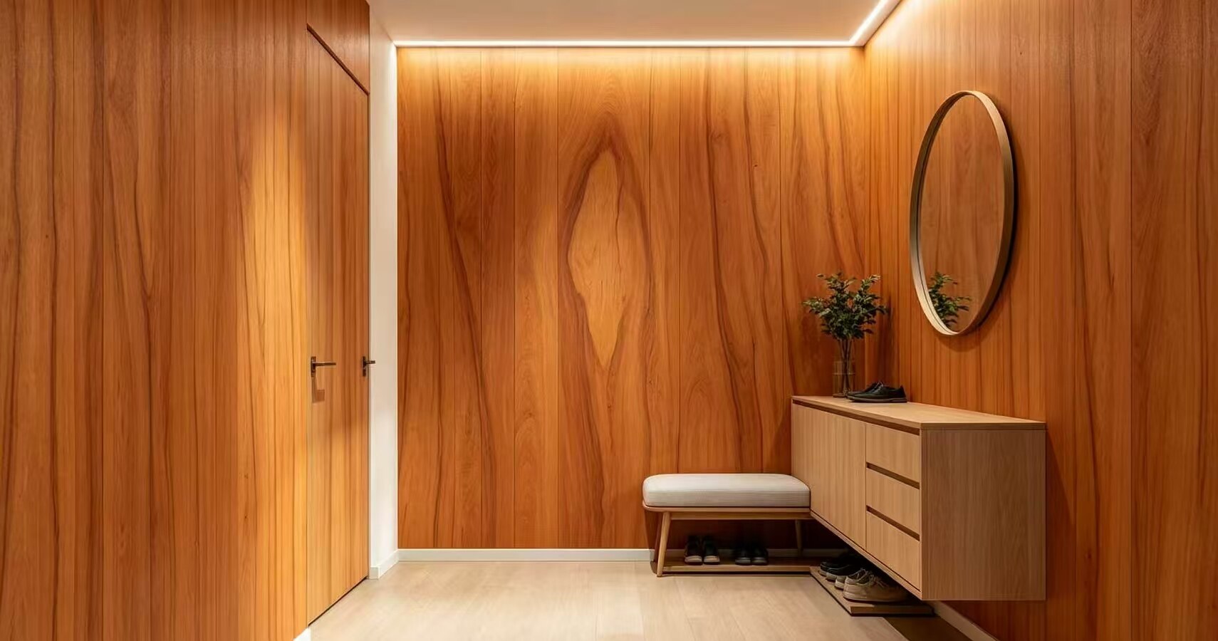 Danxia Wood Shadow Wall Sticker 2