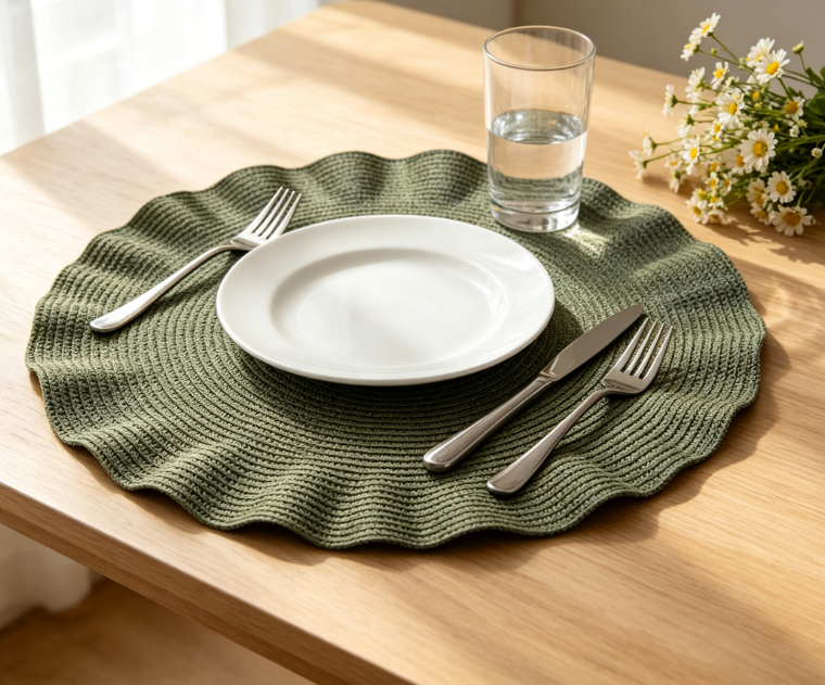 Round Woven Placemats 4
