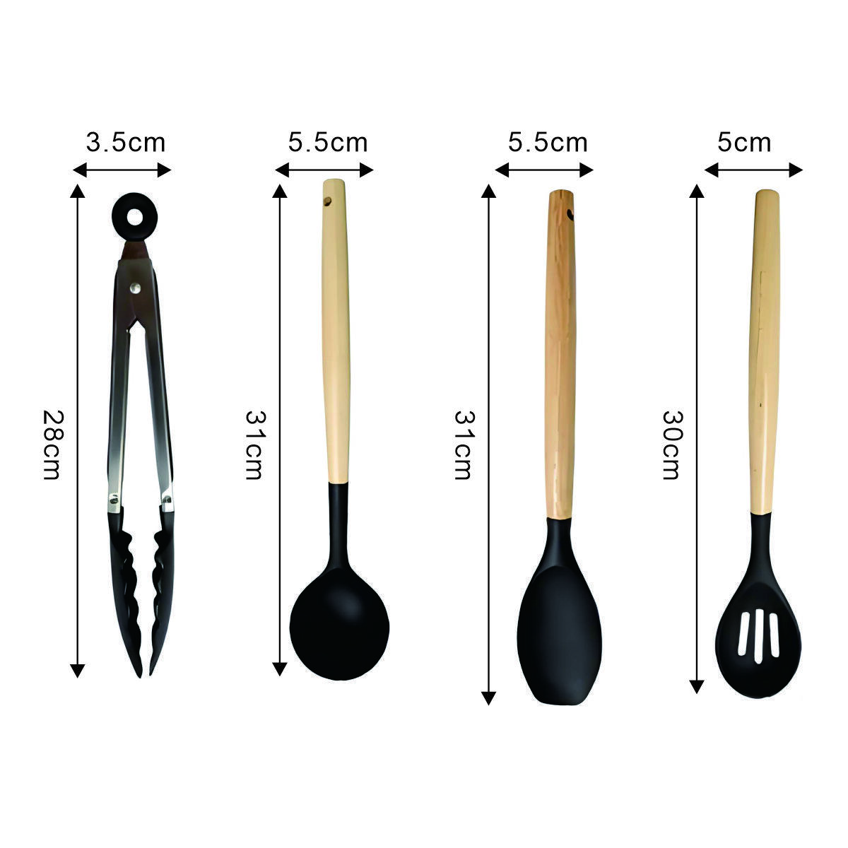19-piece Silicone Cutlery Set 8