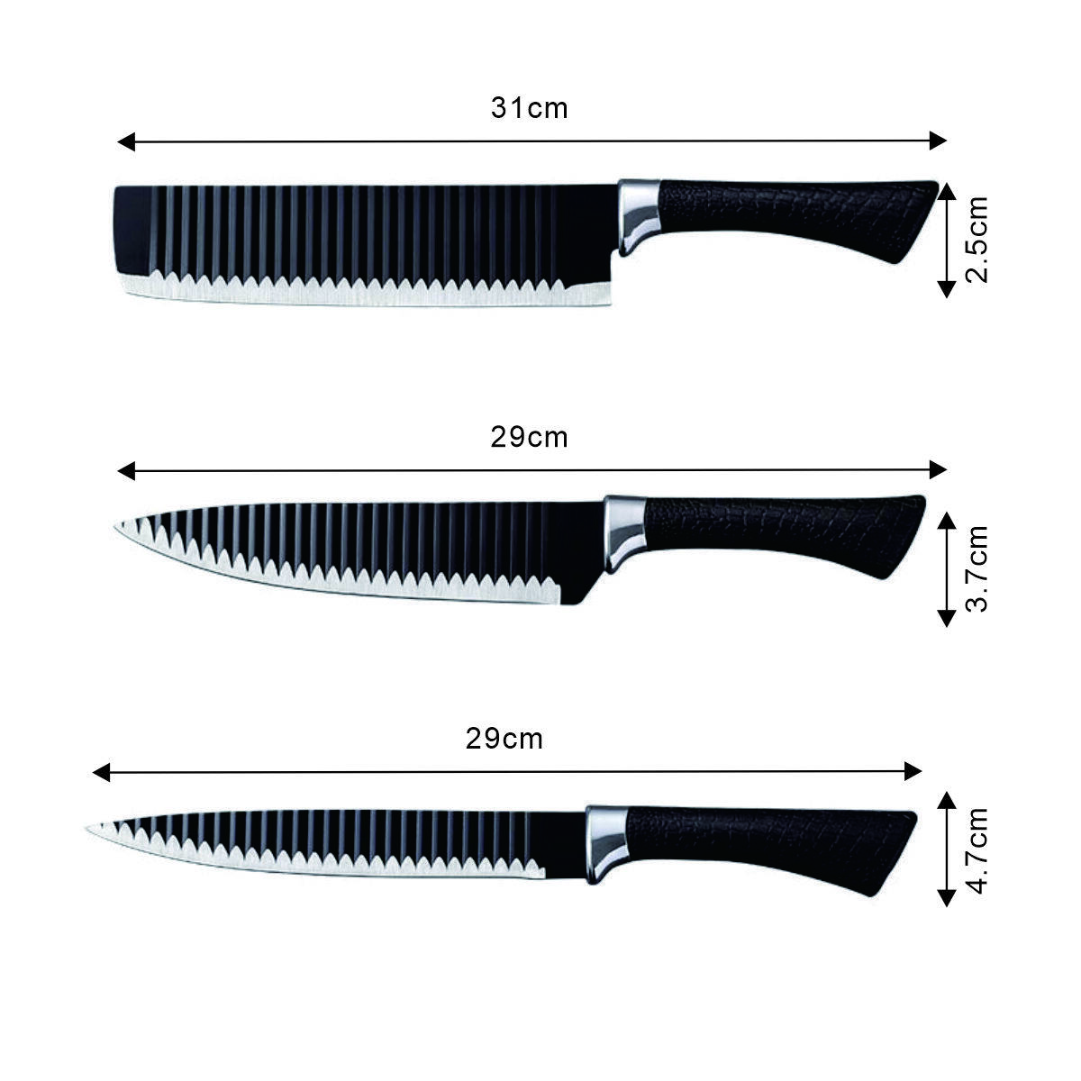 6-Piece Kitchen Knife Set 7