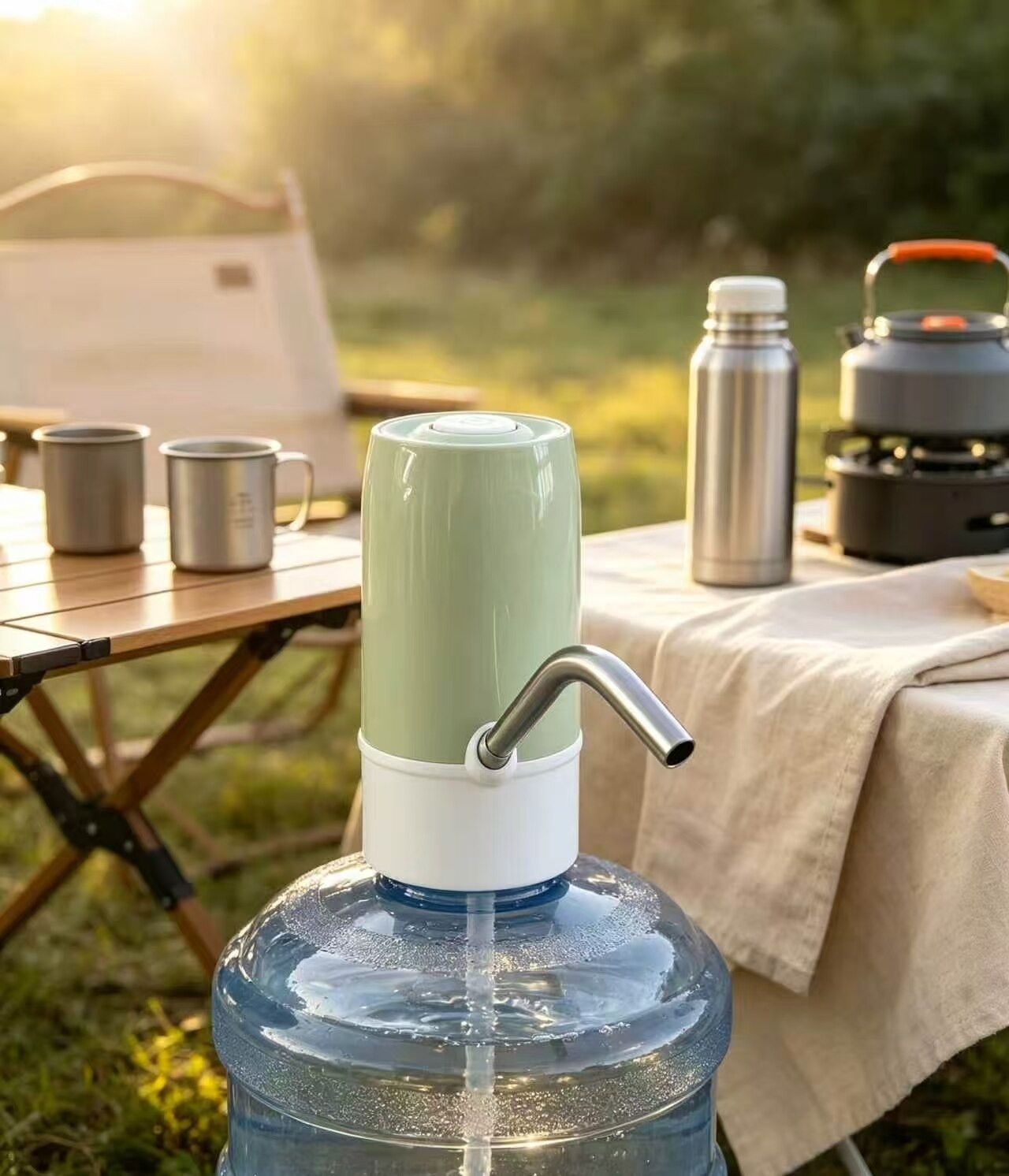 Bright Curved Tube Desktop Water Dispenser 3