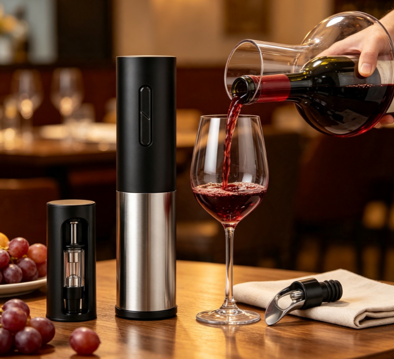 Electric Wine Opener Set (4-Piece) (003) 3