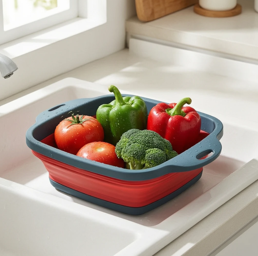 Square Collapsible Dish Drainer 3
