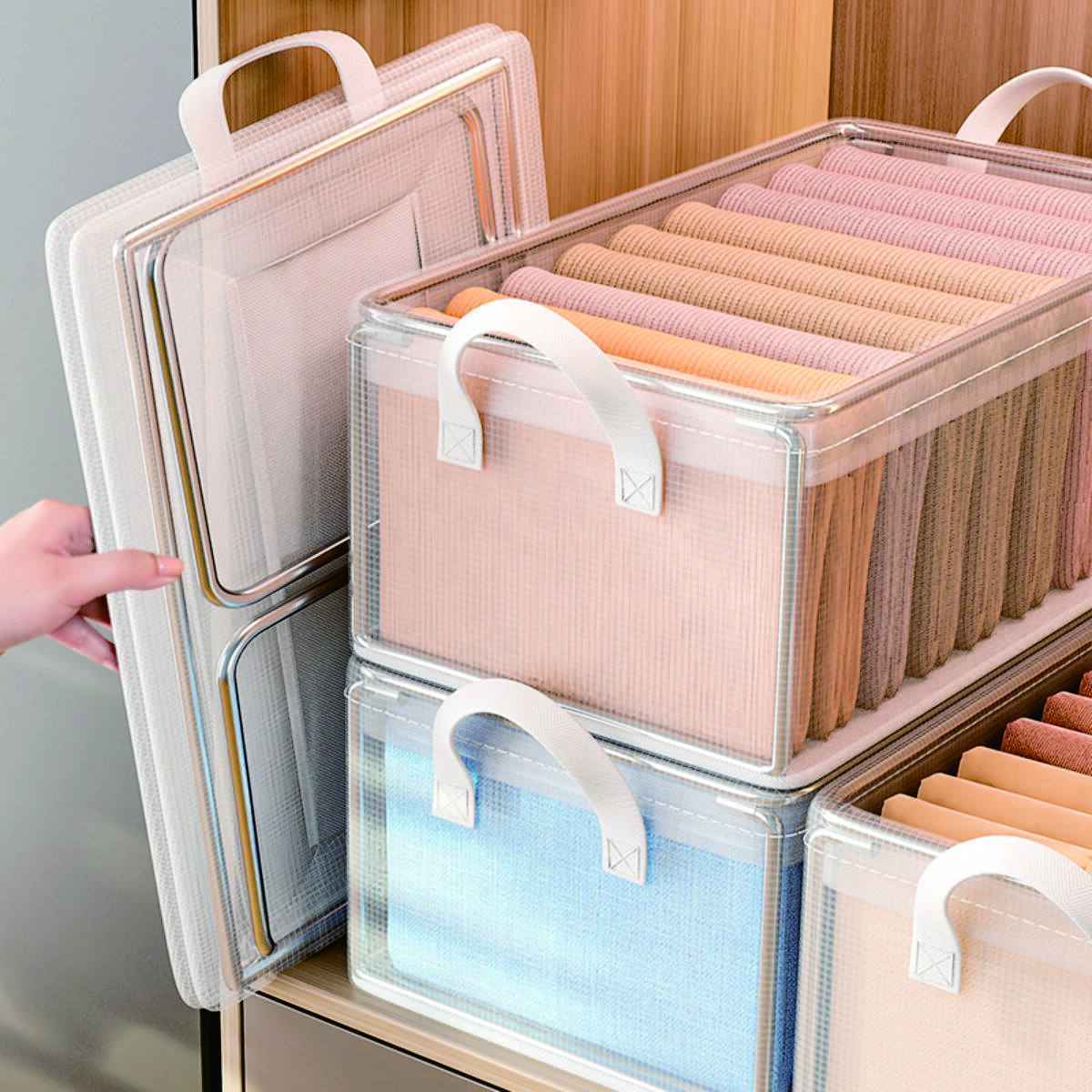 Lidded Storage Bin 4