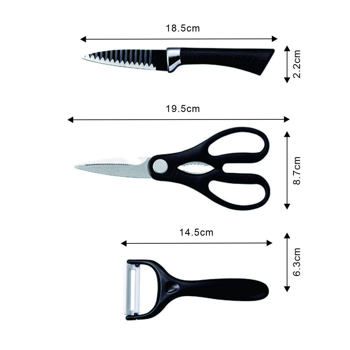 6-Piece Kitchen Knife Set 6