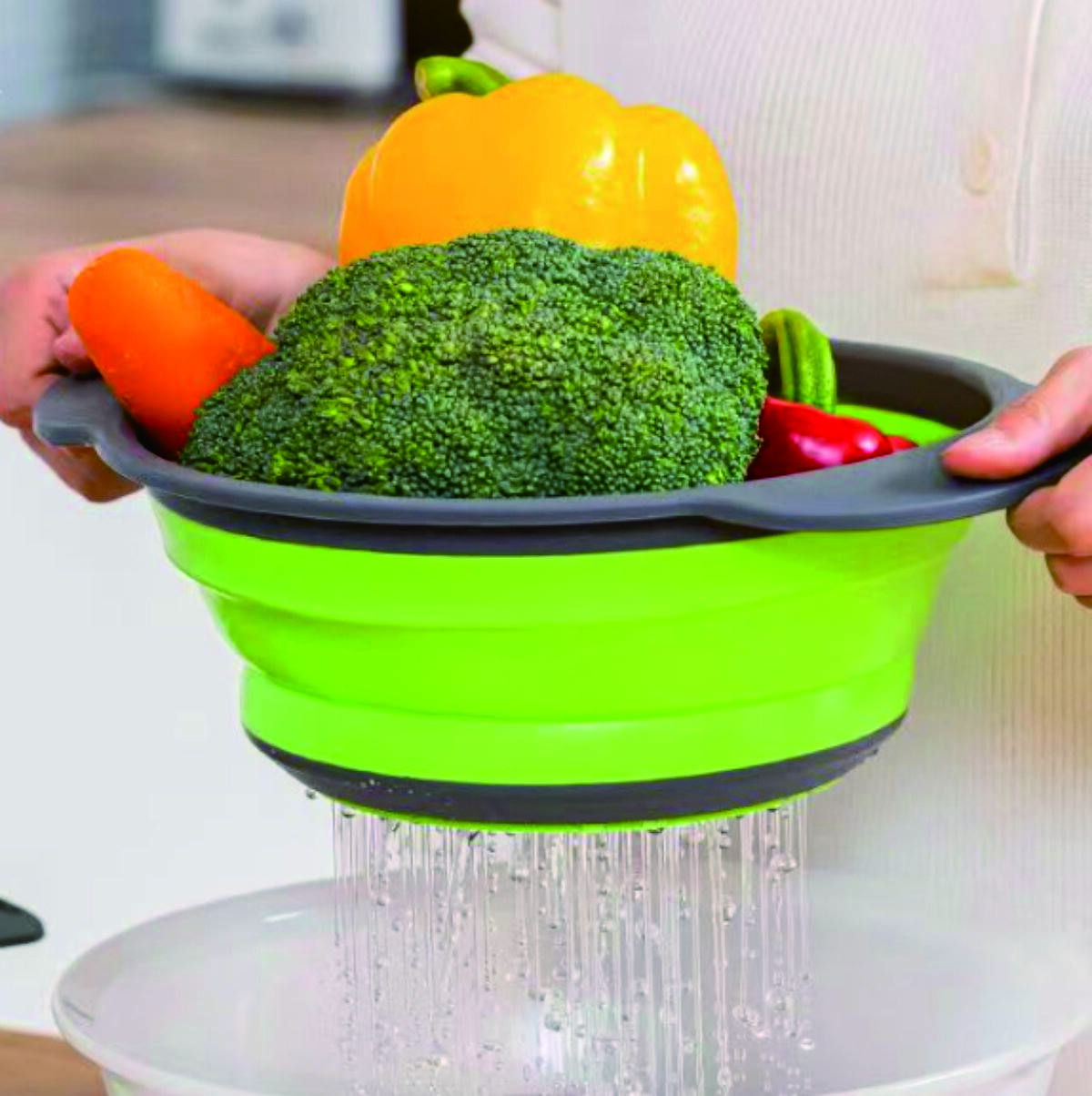 Round Collapsible Dish Drainer 3