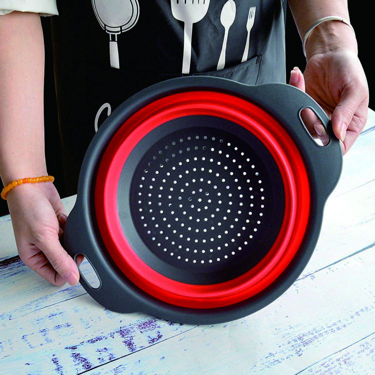 Round Collapsible Drain Basket 5