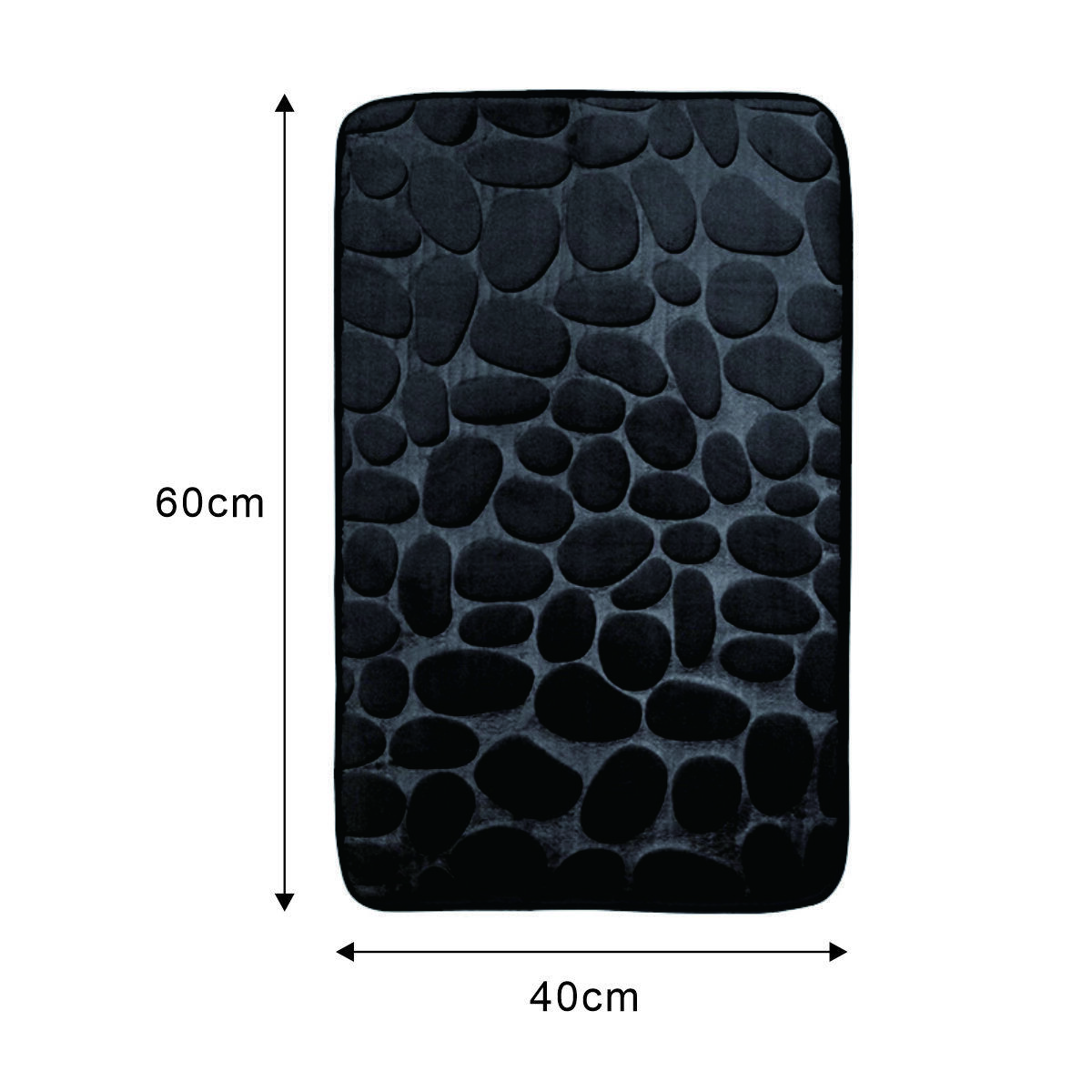 Stone Pattern Non-Slip Absorbent Floor Mat 5