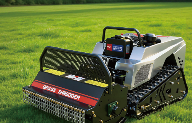 Remote Controlled Grass Shredder