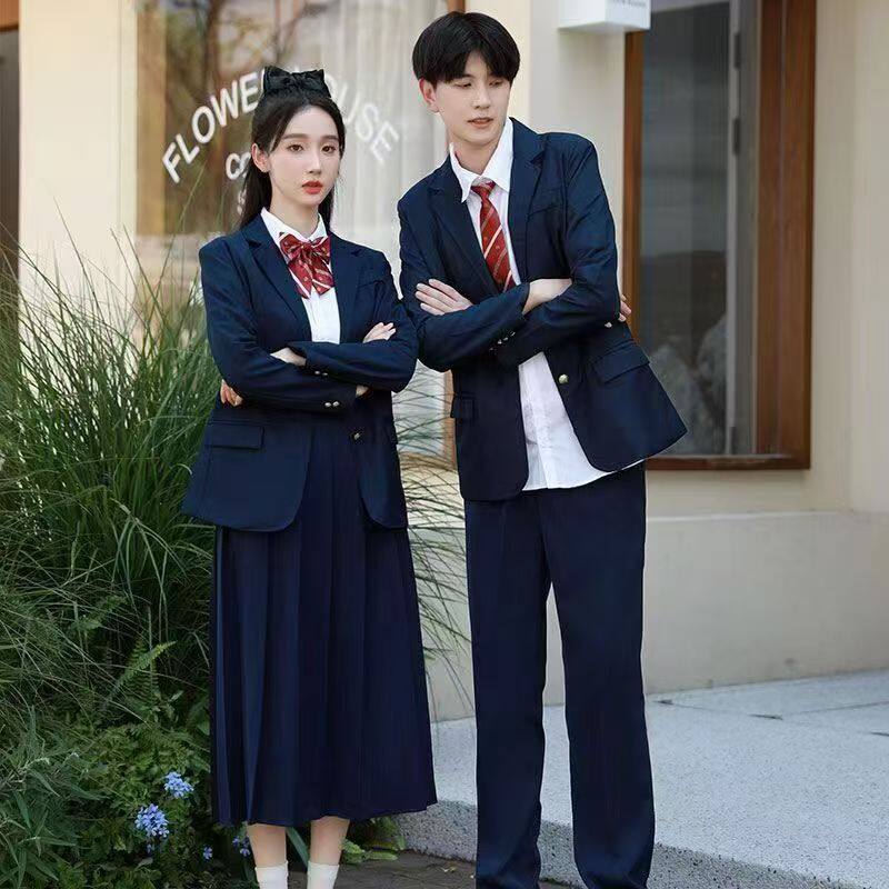 Navy Blue Suit Set