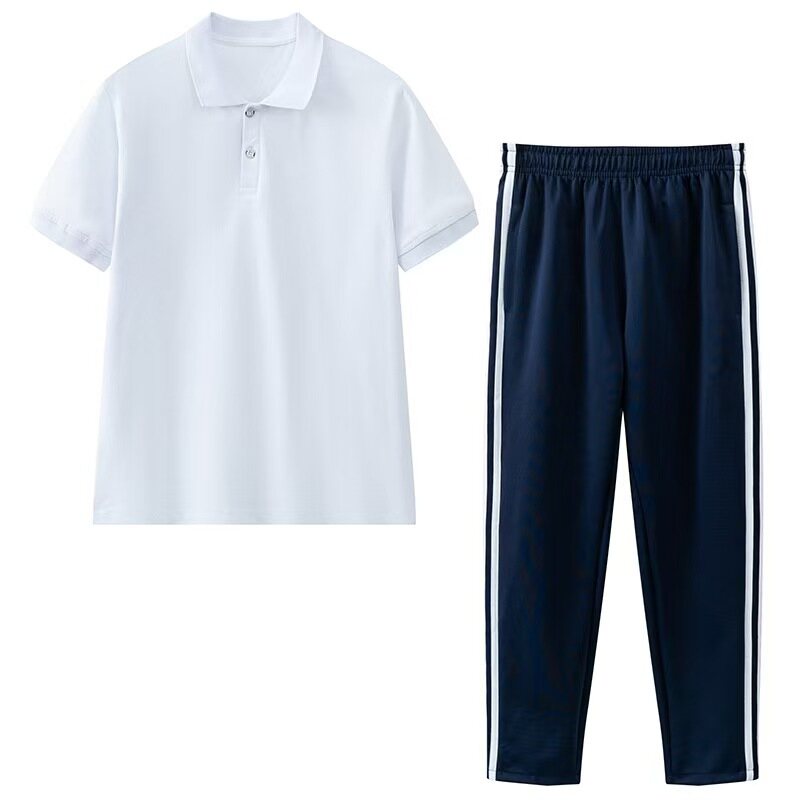 Classic Polo and Track Pants Set