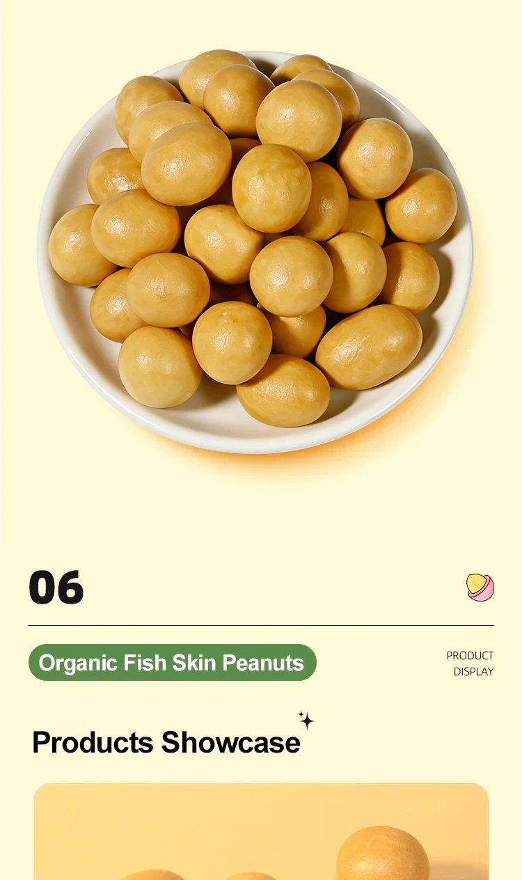 Organic Fish Skin Peanuts - detail