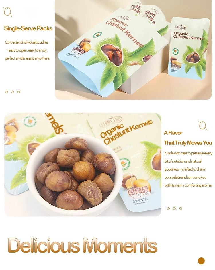 Organic Chestnut Kernels - detail