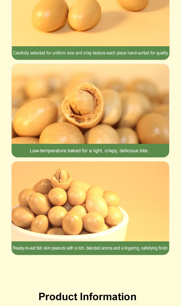 Organic Fish Skin Peanuts - detail