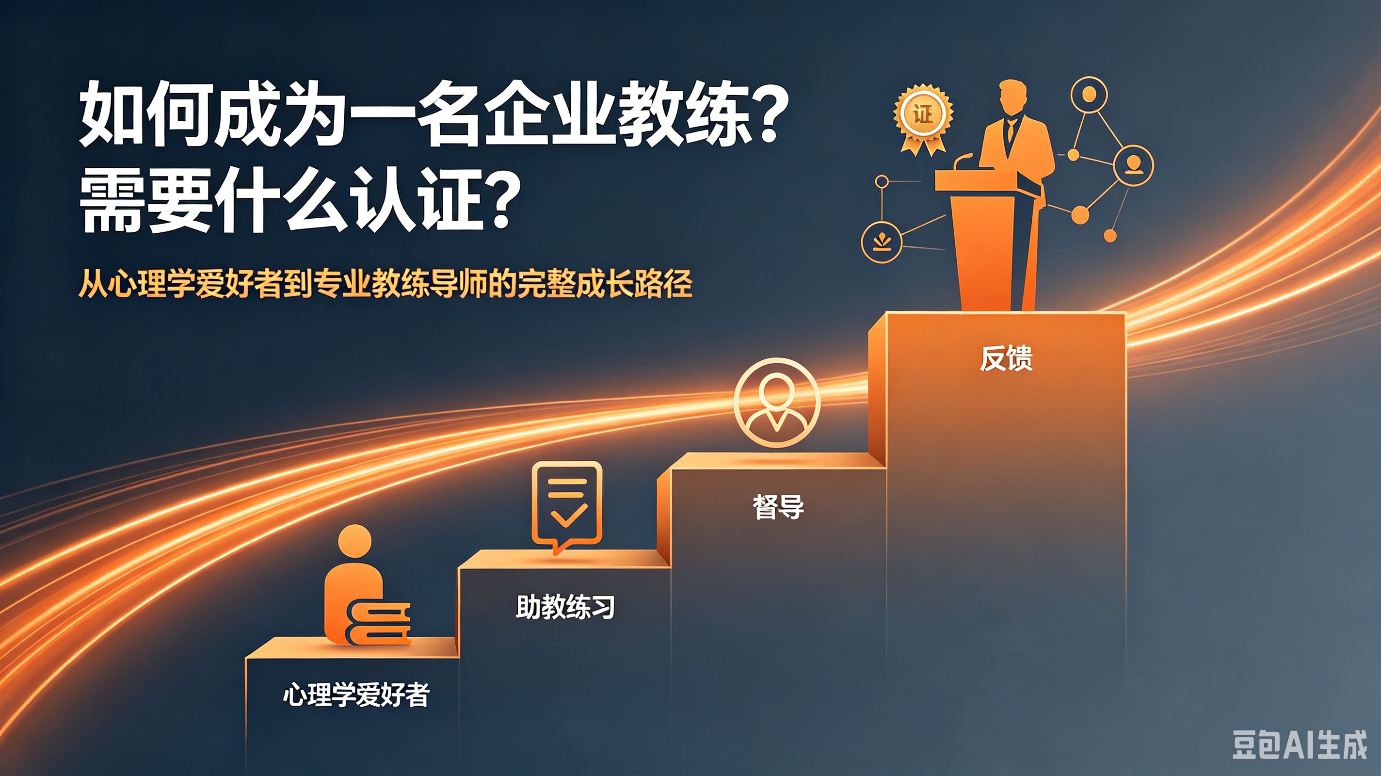 如何成为一名企业教练?需要什么认证?从“心理学爱好者”到“专业教练导师”的完整成长路径