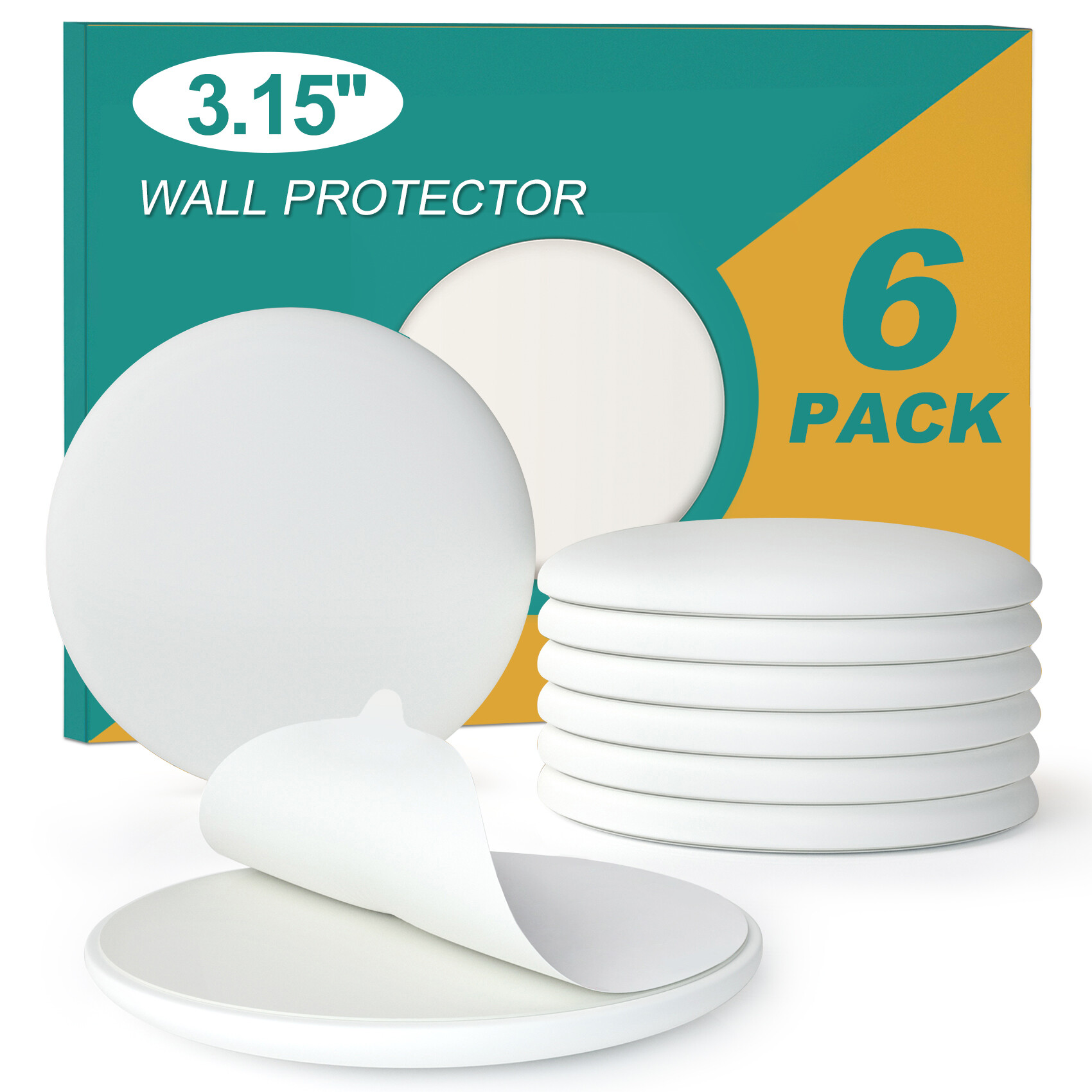 Nrtany 3.15" Door Stoppers Wall Protector