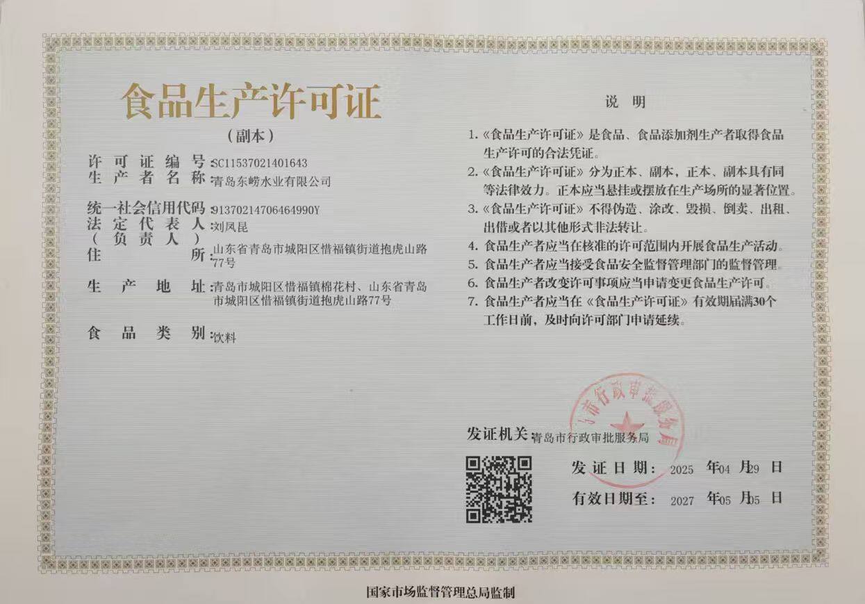 Food Production License