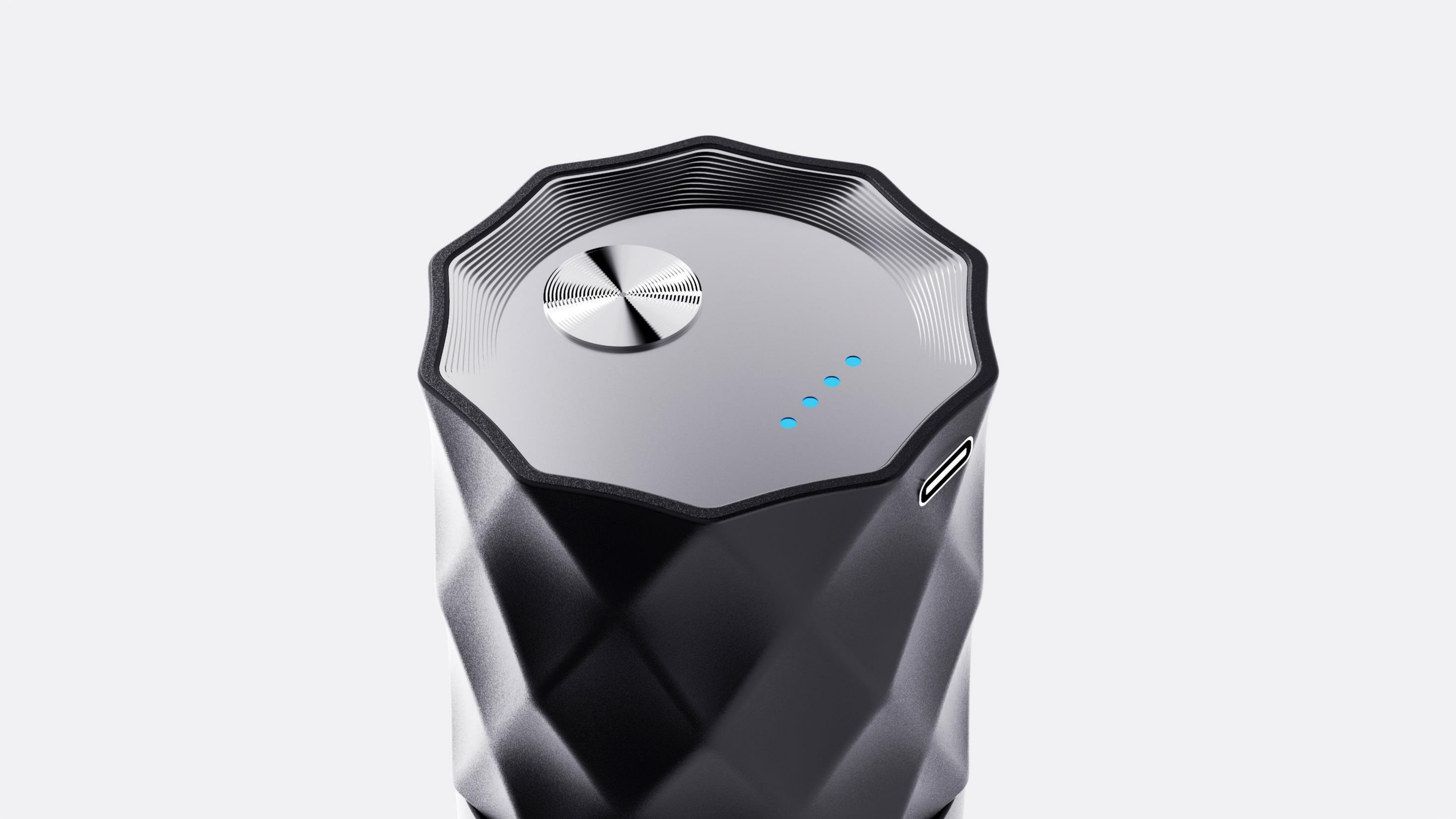 钻石咖啡研磨器顶部操控界面