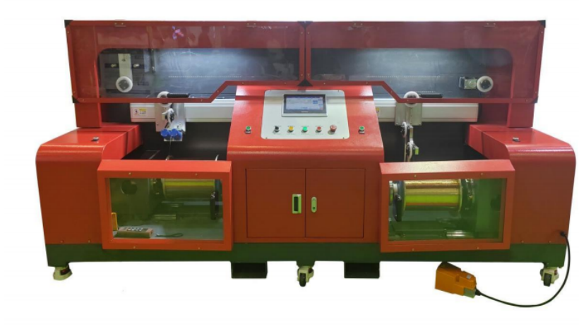 Red Wire Rewinding Machine with Control Panel