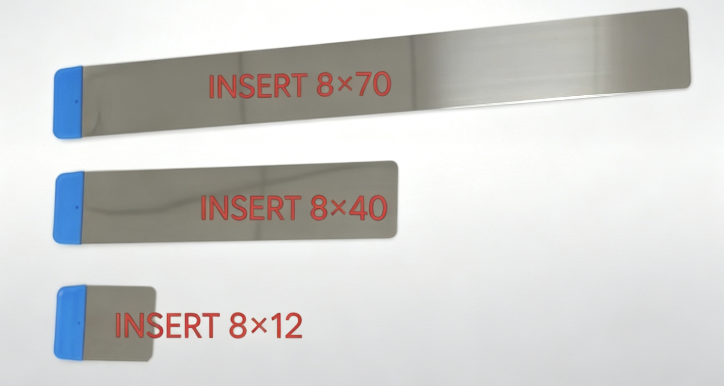 Slabs Space Isolator Insert Sizes 8x70, 8x40, 8x12
