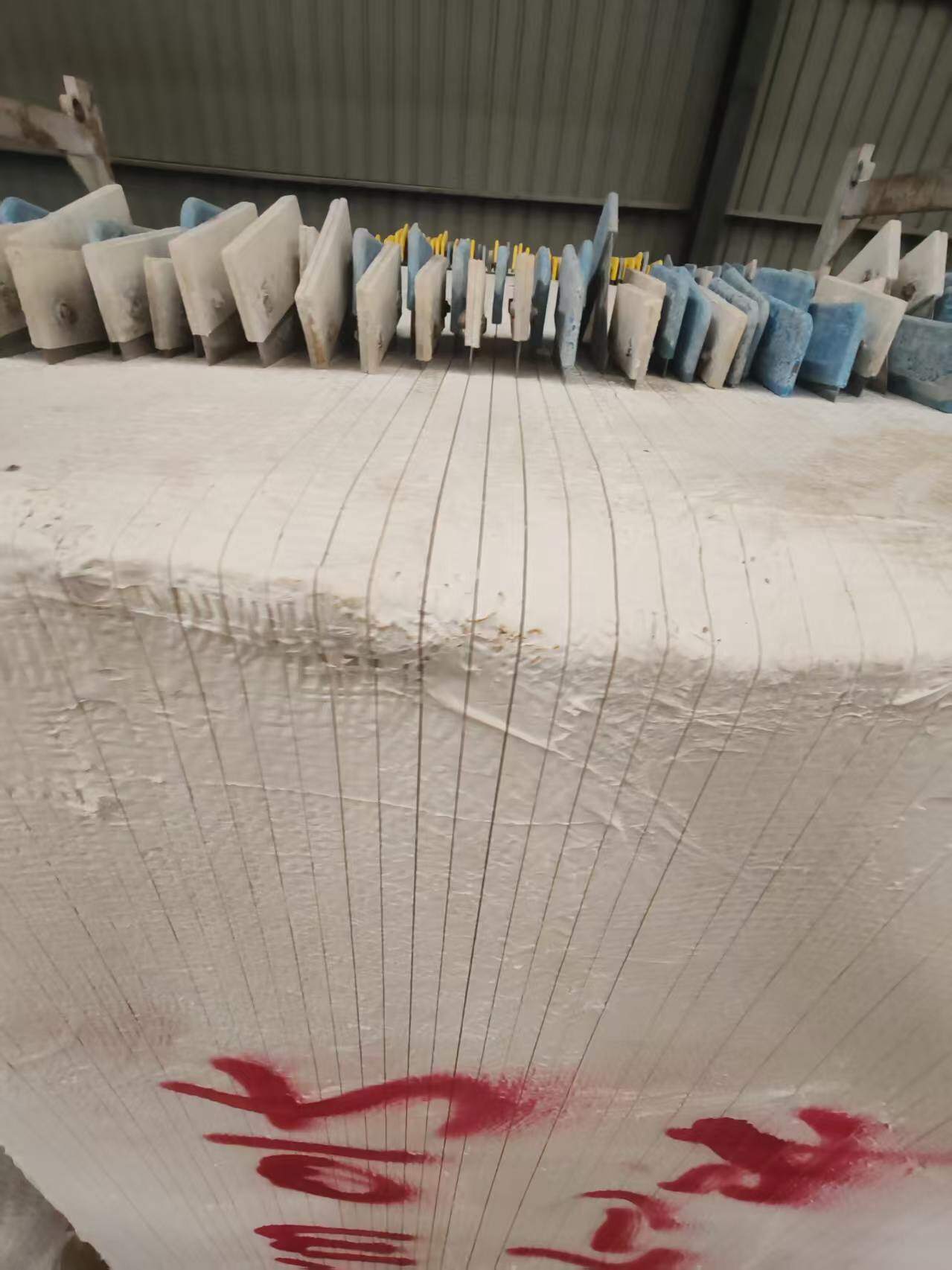 Multi Wire Cutting Effect on Marble Block