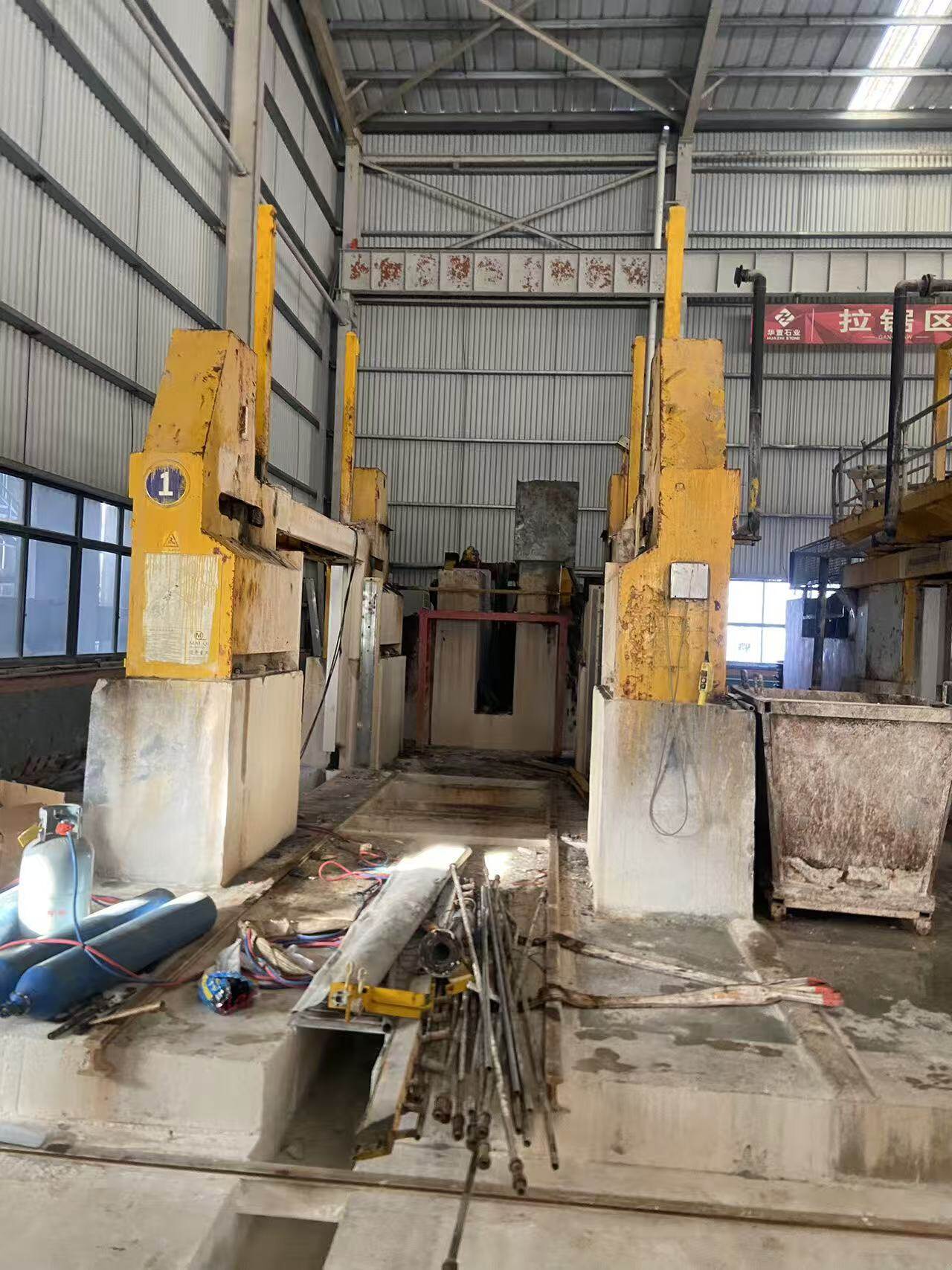 Before Retrofit - Old Gang Saw Machine