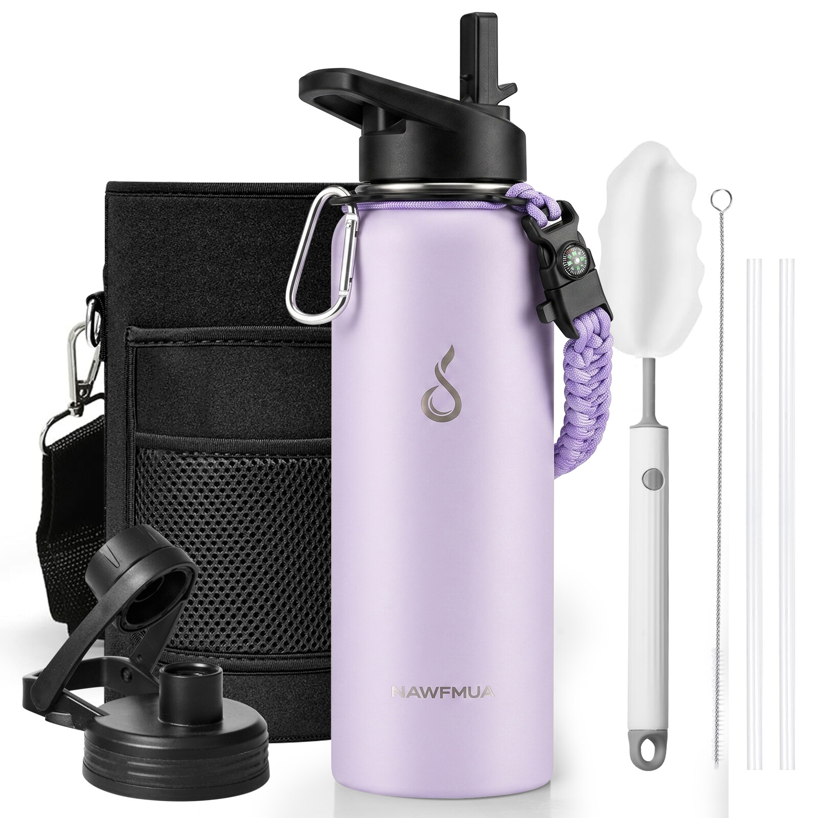 40 oz Water Bottle Lavender 40oz
