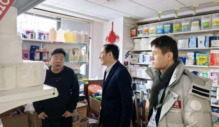 中国商业企业管理协会副会长李建军一行前往北京金带昌商调研