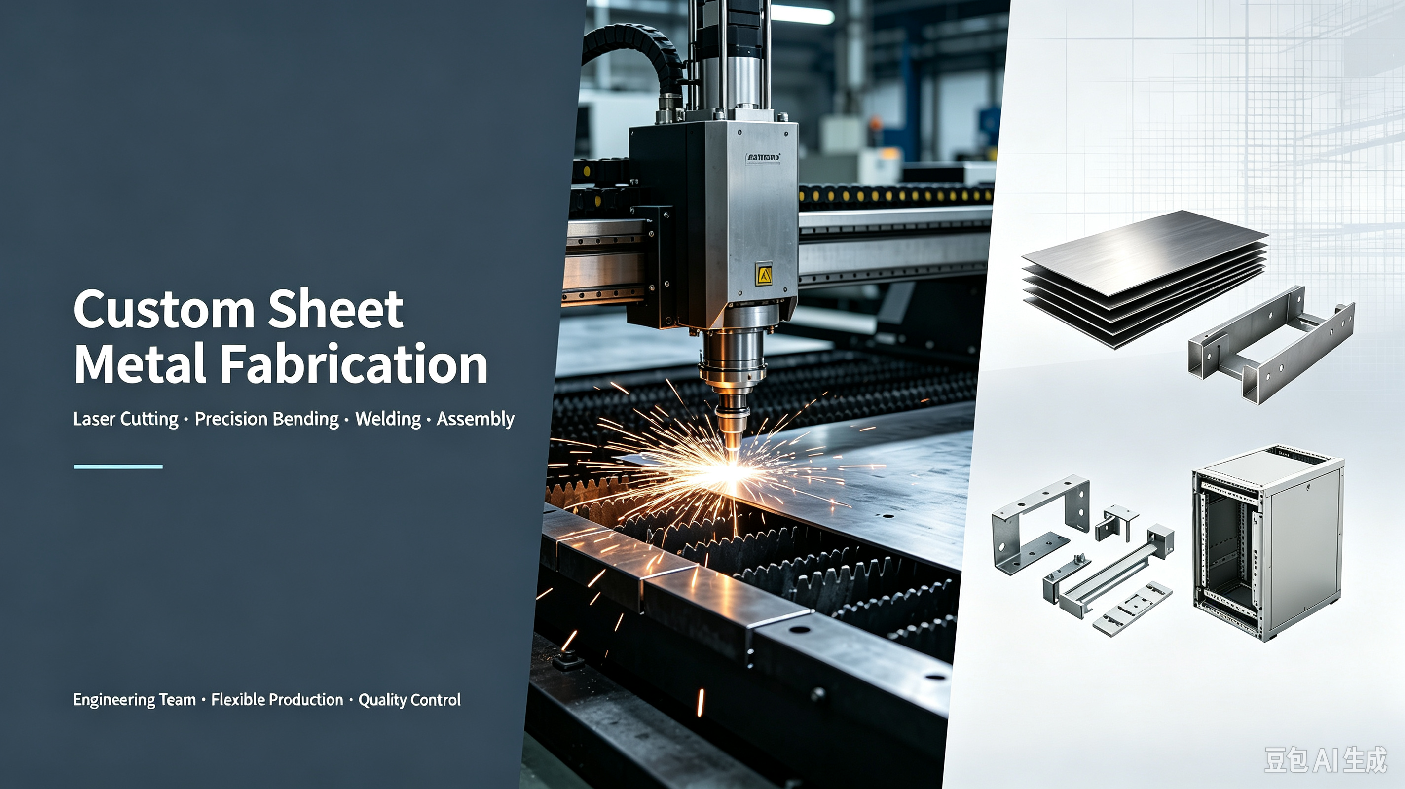 Precision sheet metal parts and custom metal enclosure samples made by Vurain Precision