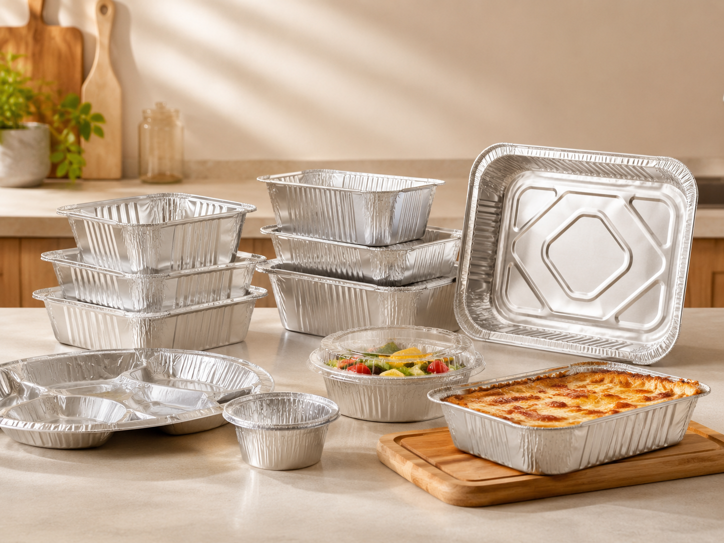 Aluminum foil food packaging