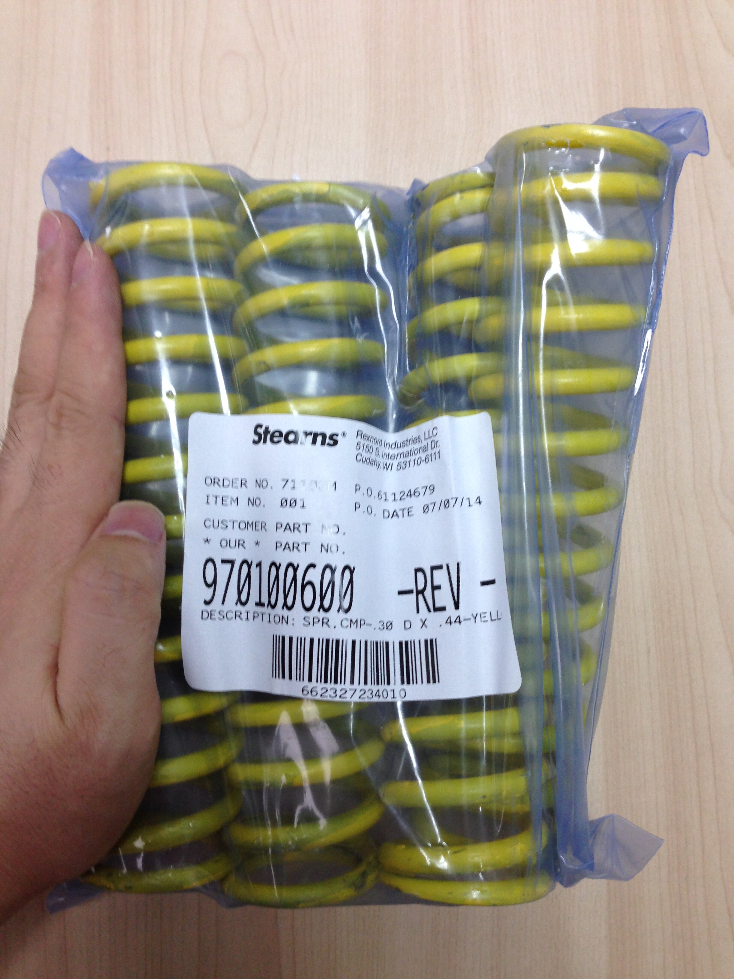 Stearns Spring, PN 9-70-1006-00