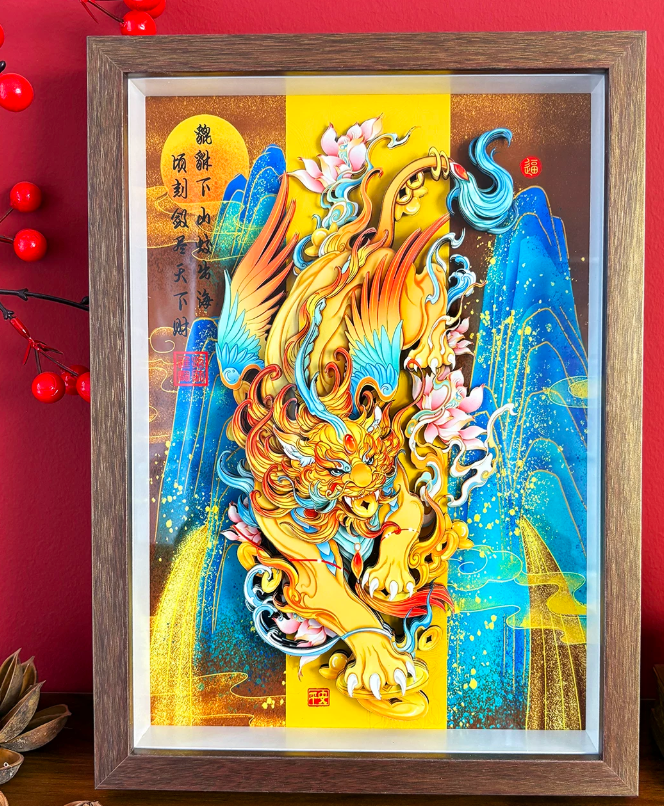 Handmade 3D Paper Cut Art 3
