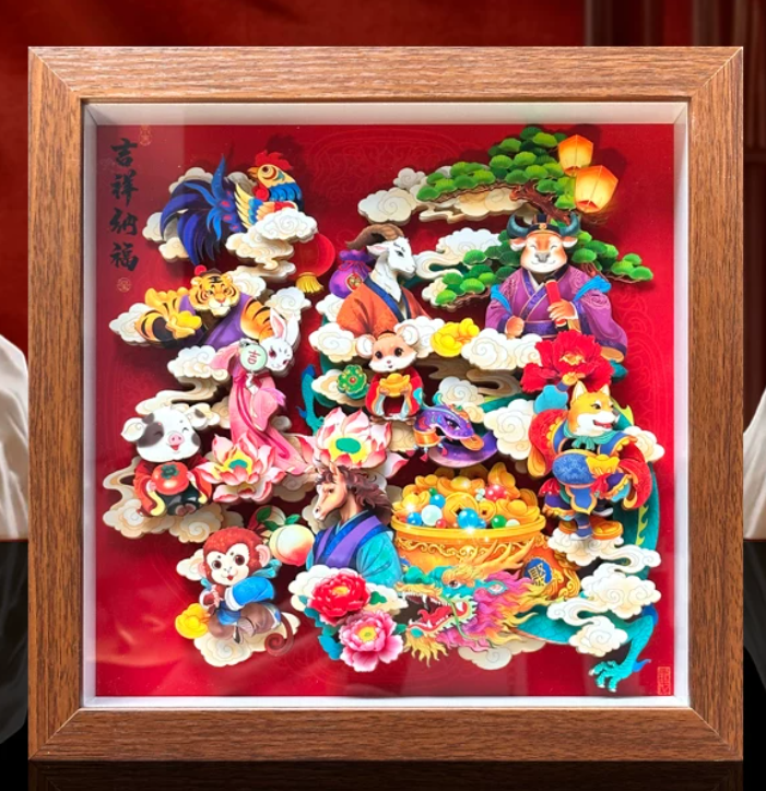 Handmade 3D Paper Cut Art 8