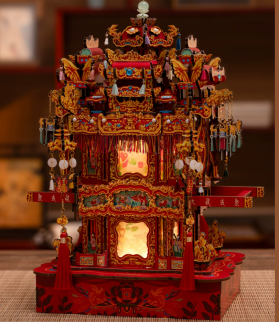 Buildable Wooden Ningbo Bridal Sedan Chair Music Box