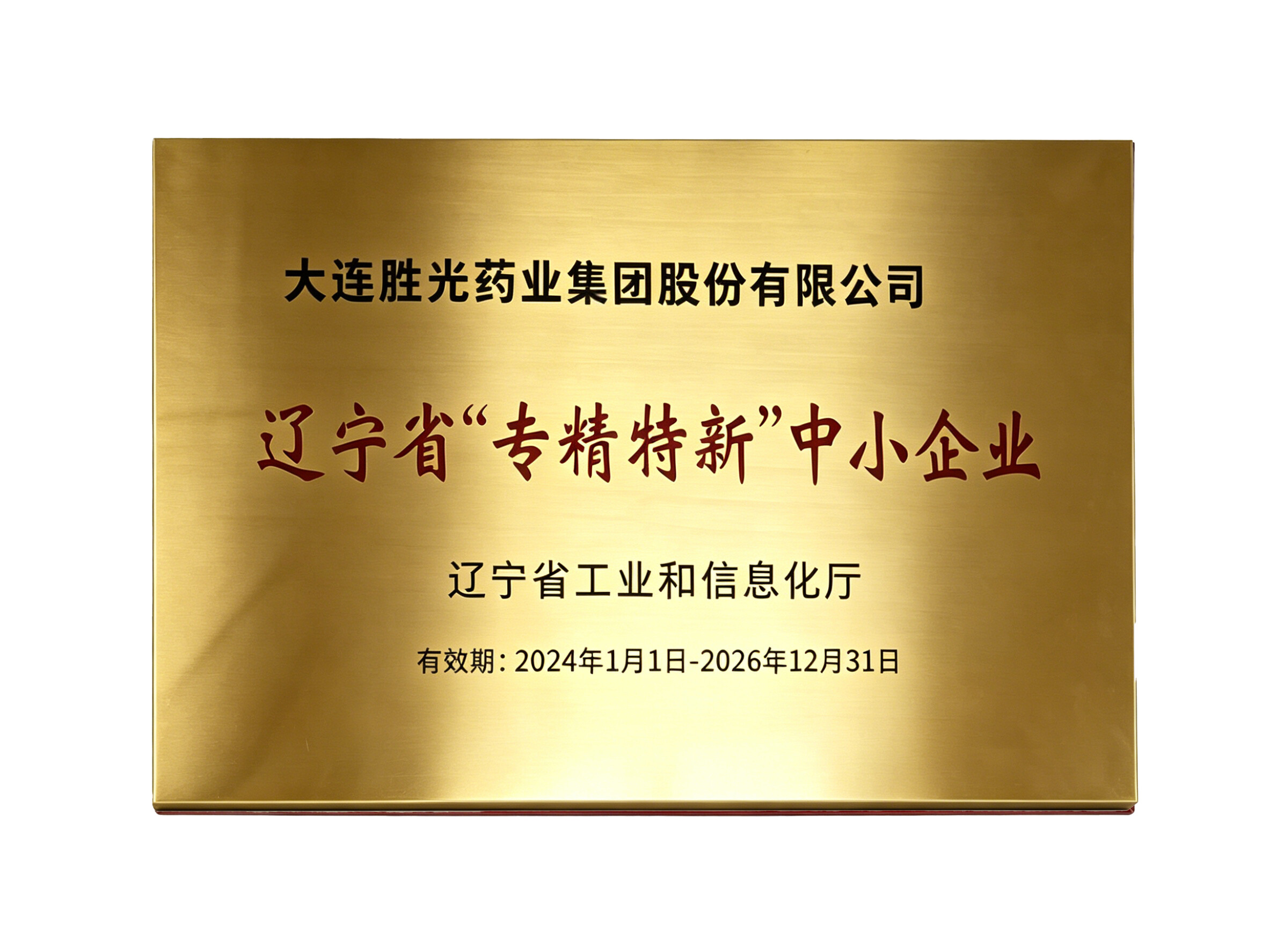 辽宁省专精特新中小企业