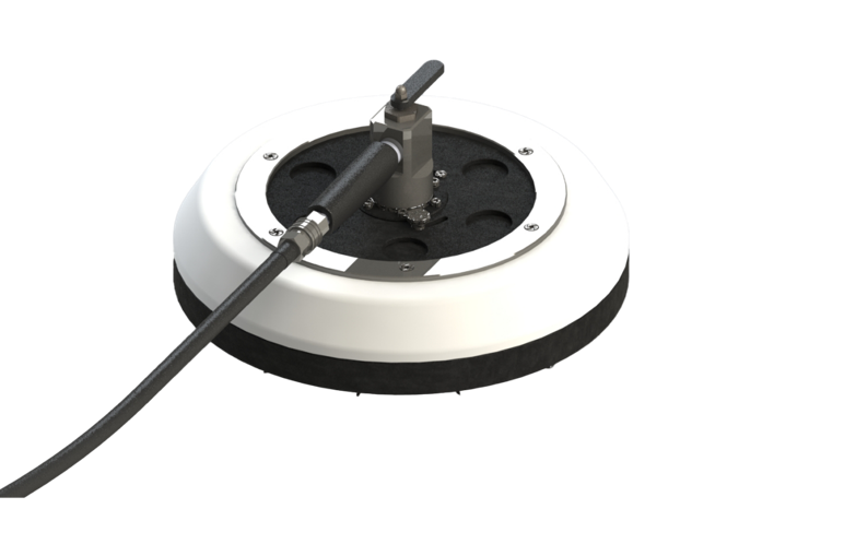 Cavitation Focused-Wave Cleaning Disk