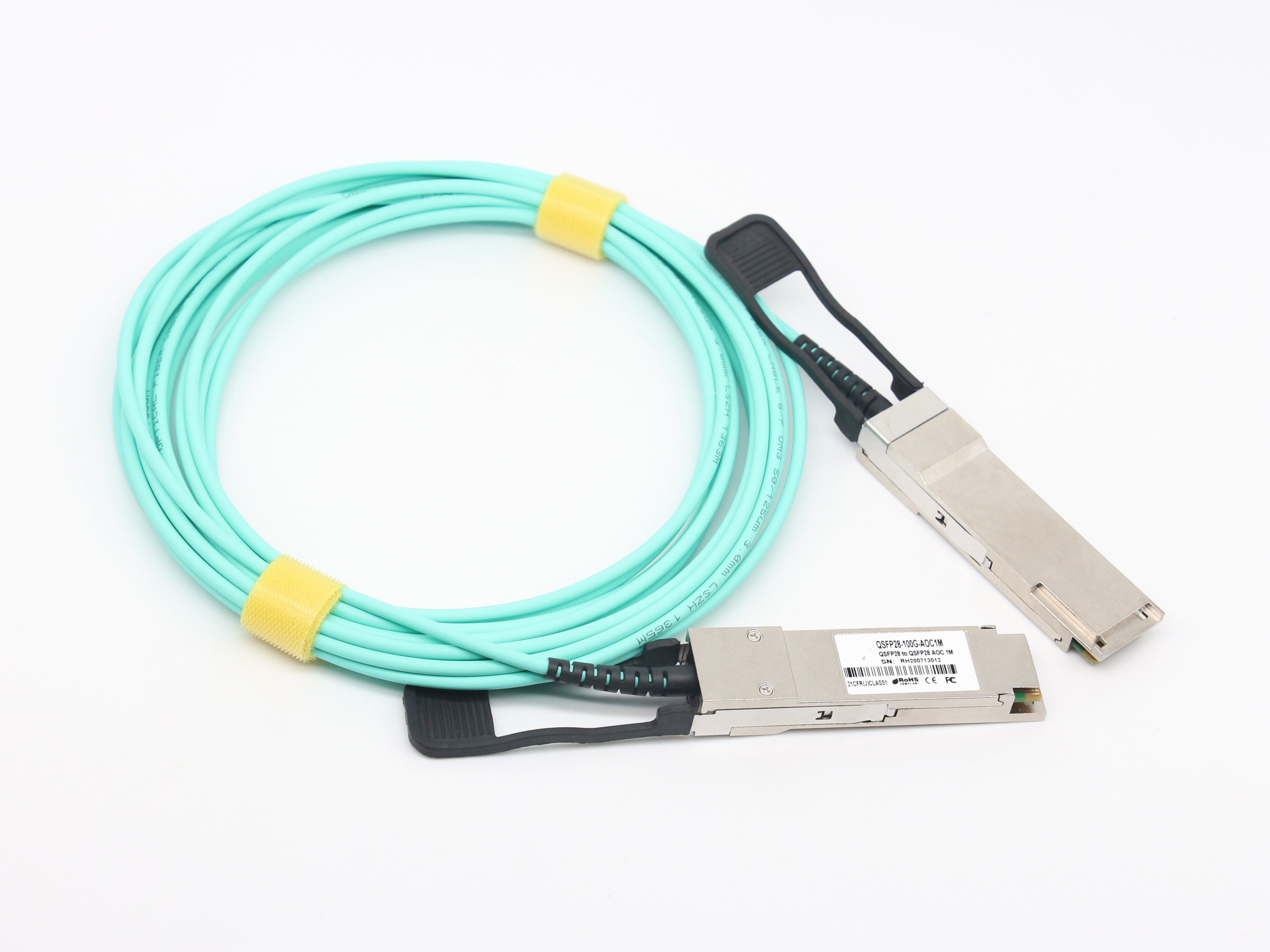 100G QSFP to QSFP AOC Cable thumbnail 2