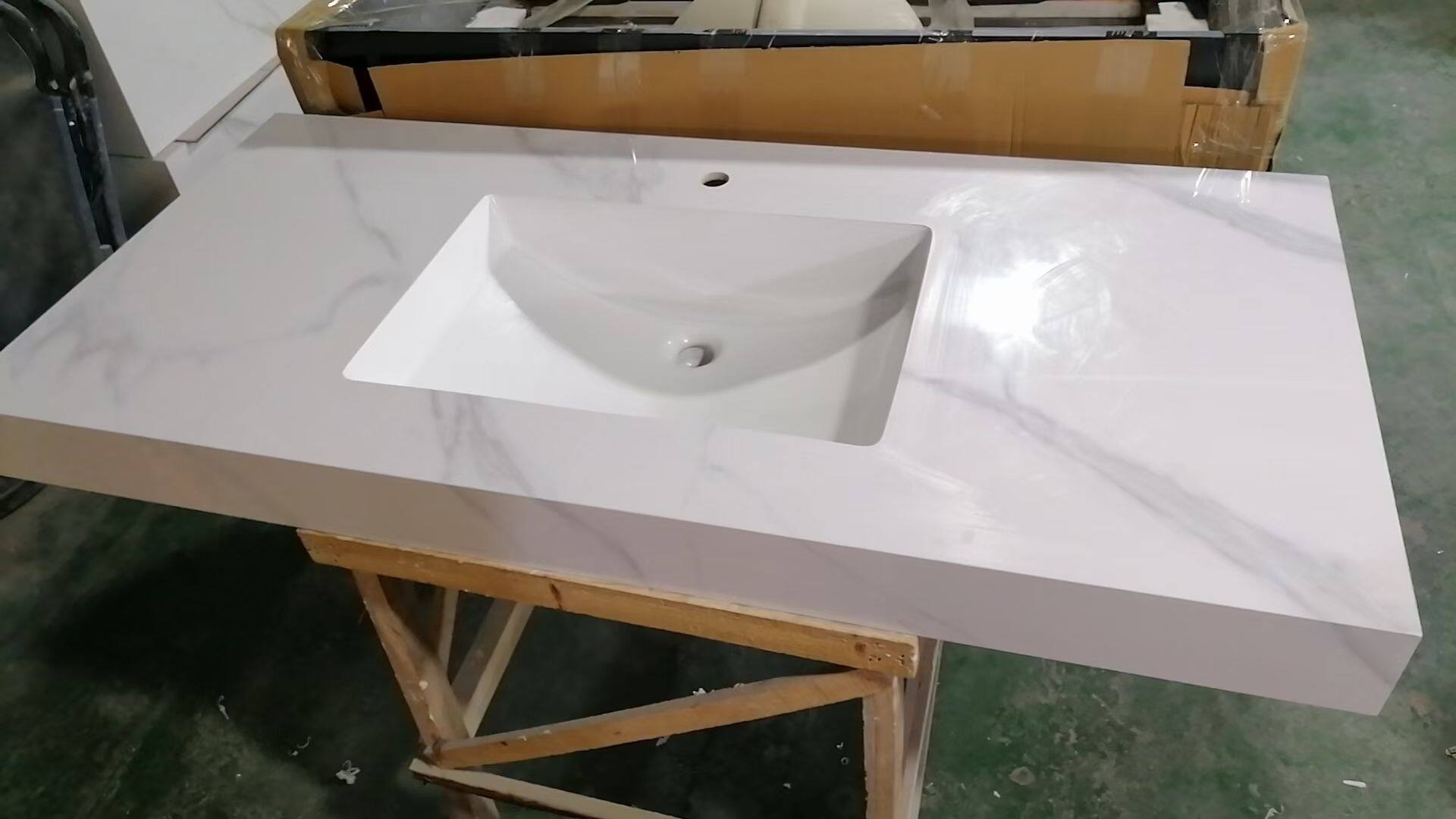 Sintered Stone Vanity Countertop - Image 1