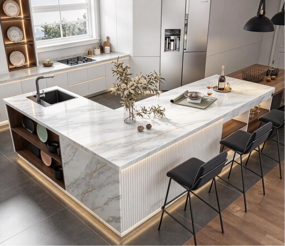 Sintered Stone Kitchen Countertop thumbnail 14